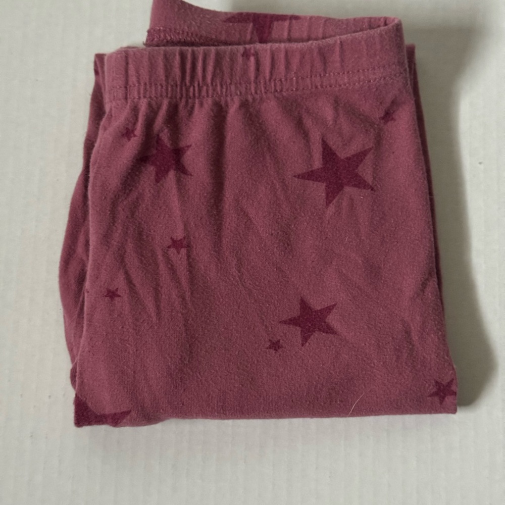 Old Navy Burgundy Star Leggings